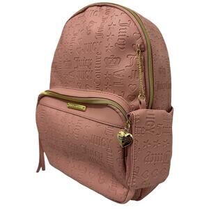 Juicy Couture Travel Pink Barbiecore Wordplay Logo Backpack Y2K Vintage